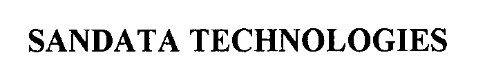 SANDATA TECHNOLOGIES