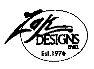 ZAK DESIGNS, INC. EST. 1976