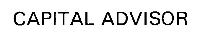 CAPITAL ADVISOR