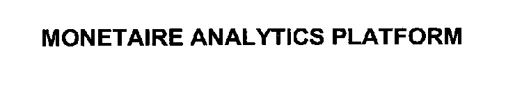 MONETAIRE ANALYTICS PLATFORM