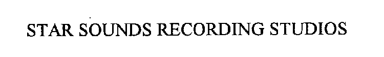 STAR SOUNDS RECORDING STUDIOS