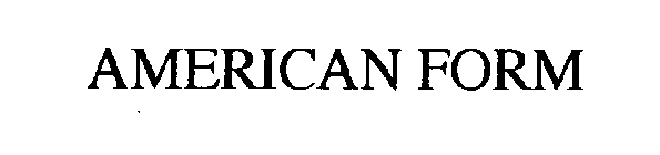 AMERICAN FORM