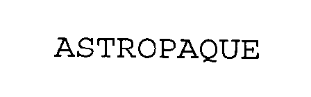 ASTROPAQUE