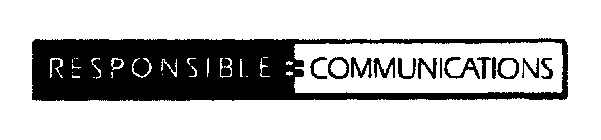 RESPONSIBLE = COMMUNICATIONS
