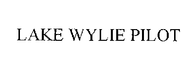 LAKE WYLIE PILOT