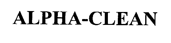 ALPHA-CLEAN