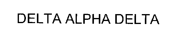 DELTA ALPHA DELTA