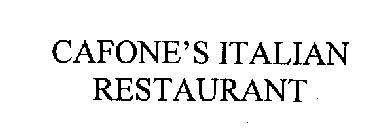 CAFONE'S ITALIAN RESTAURANT