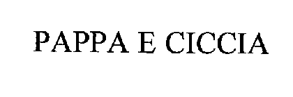 PAPPA E CICCIA