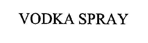 VODKA SPRAY