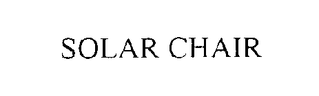 SOLAR CHAIR