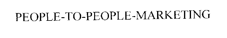 PEOPLE-TO-PEOPLE-MARKETING