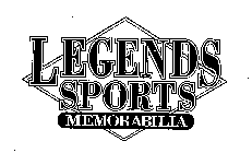 LEGENDS SPORTS MEMORABILIA