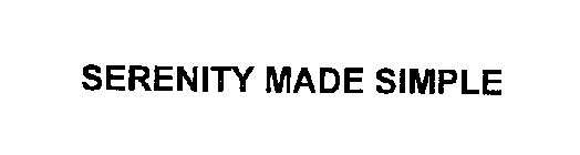 SERENITY MADE SIMPLE