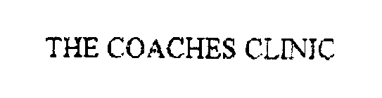 THE COACHES CLINIC