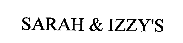 SARAH & IZZY'S