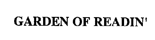GARDEN OF READIN'