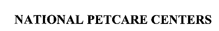 NATIONAL PETCARE CENTERS