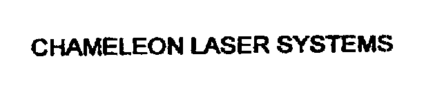 CHAMELEON LASER SYSTEMS