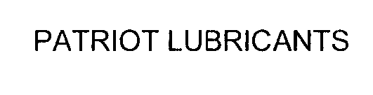 PATRIOT LUBRICANTS