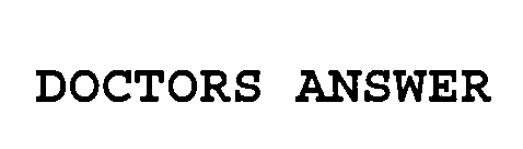 DOCTORS ANSWER