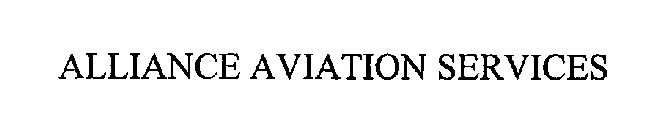 ALLIANCE AVIATION SERVICES