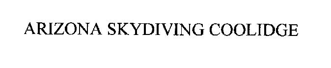 ARIZONA SKYDIVING COOLIDGE