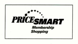 PRICESMART MEMBERSHIP SHOPPING