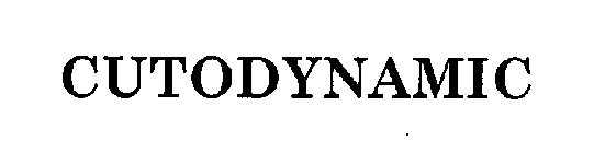 CUTODYNAMIC