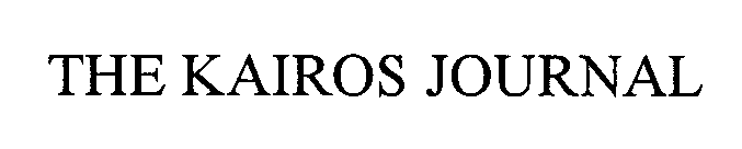 THE KAIROS JOURNAL