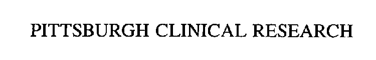 PITTSBURGH CLINICAL RESEARCH