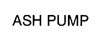 ASH PUMP