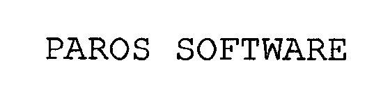 PAROS SOFTWARE
