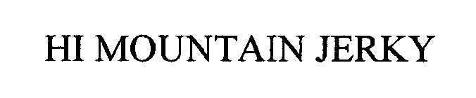 HI MOUNTAIN JERKY