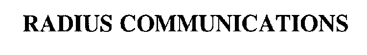RADIUS COMMUNICATIONS