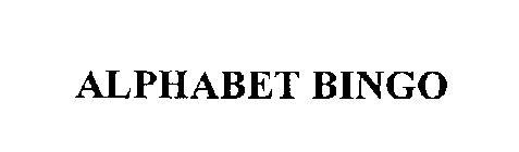 ALPHABET BINGO