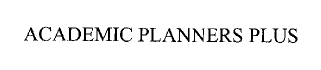 ACADEMIC PLANNERS PLUS