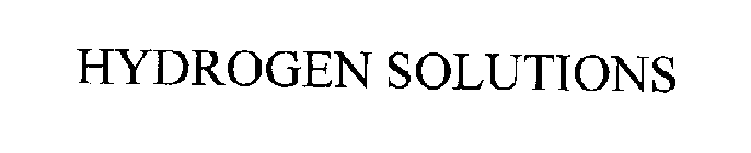 HYDROGEN SOLUTIONS