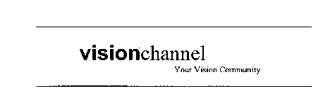 VISIONCHANNEL YOUR VISION COMMUNITY