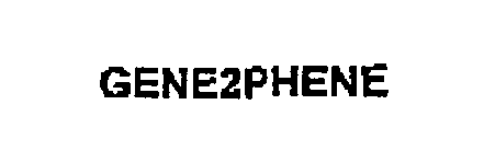 GENE2PHENE