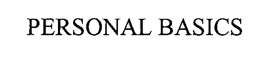 PERSONAL BASICS
