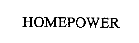 HOMEPOWER