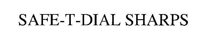 SAFE-T-DIAL SHARPS