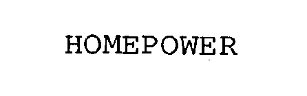 HOMEPOWER