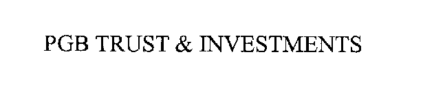 PGB TRUST & INVESTMENTS