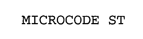 MICROCODE ST