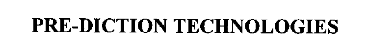 PRE-DICTION TECHNOLOGIES