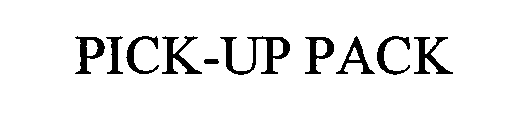 PICK-UP PACK