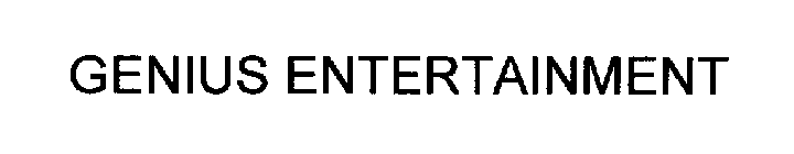 GENIUS ENTERTAINMENT