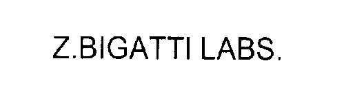 Z.BIGATTI LABS.